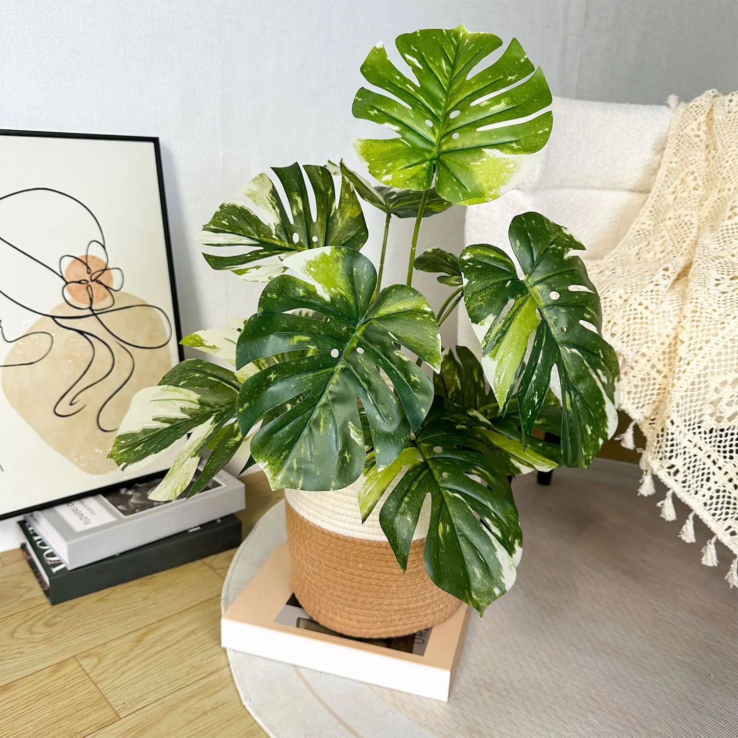 Artificial Plant | "Thai Constellation" Monstera Plant - 26" to 39"