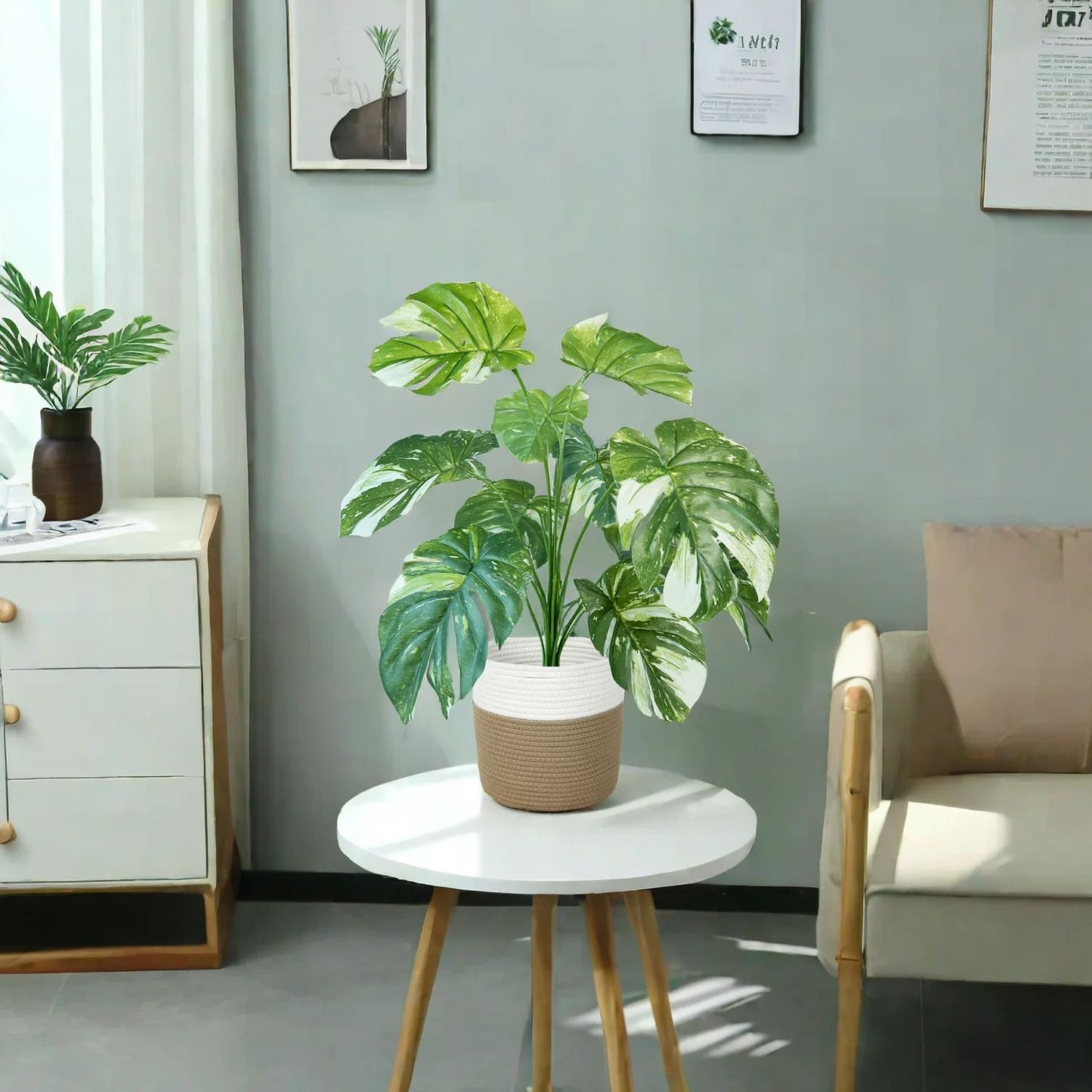 Artificial Plant | "Thai Constellation" Monstera Plant - 26" to 39"