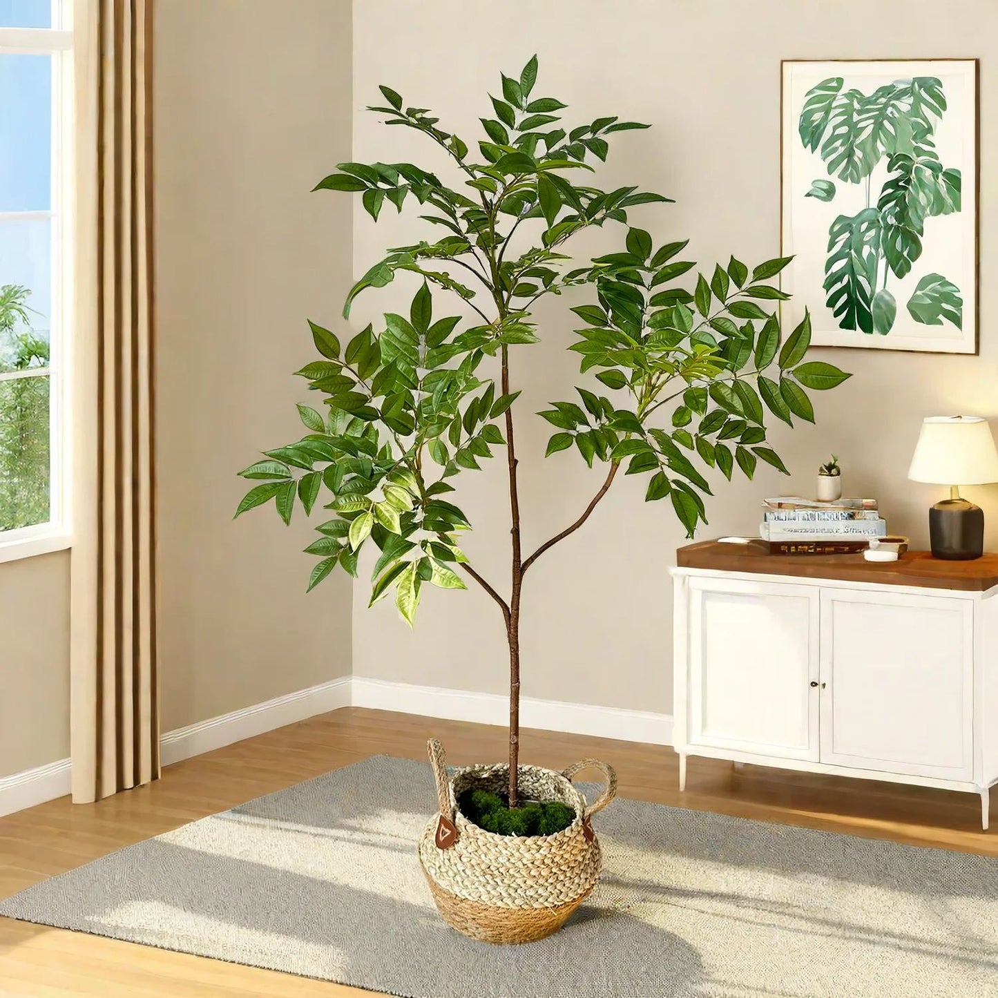 Artificial Plant | Ficus Tree Nandina Leaves - 29" to 47"