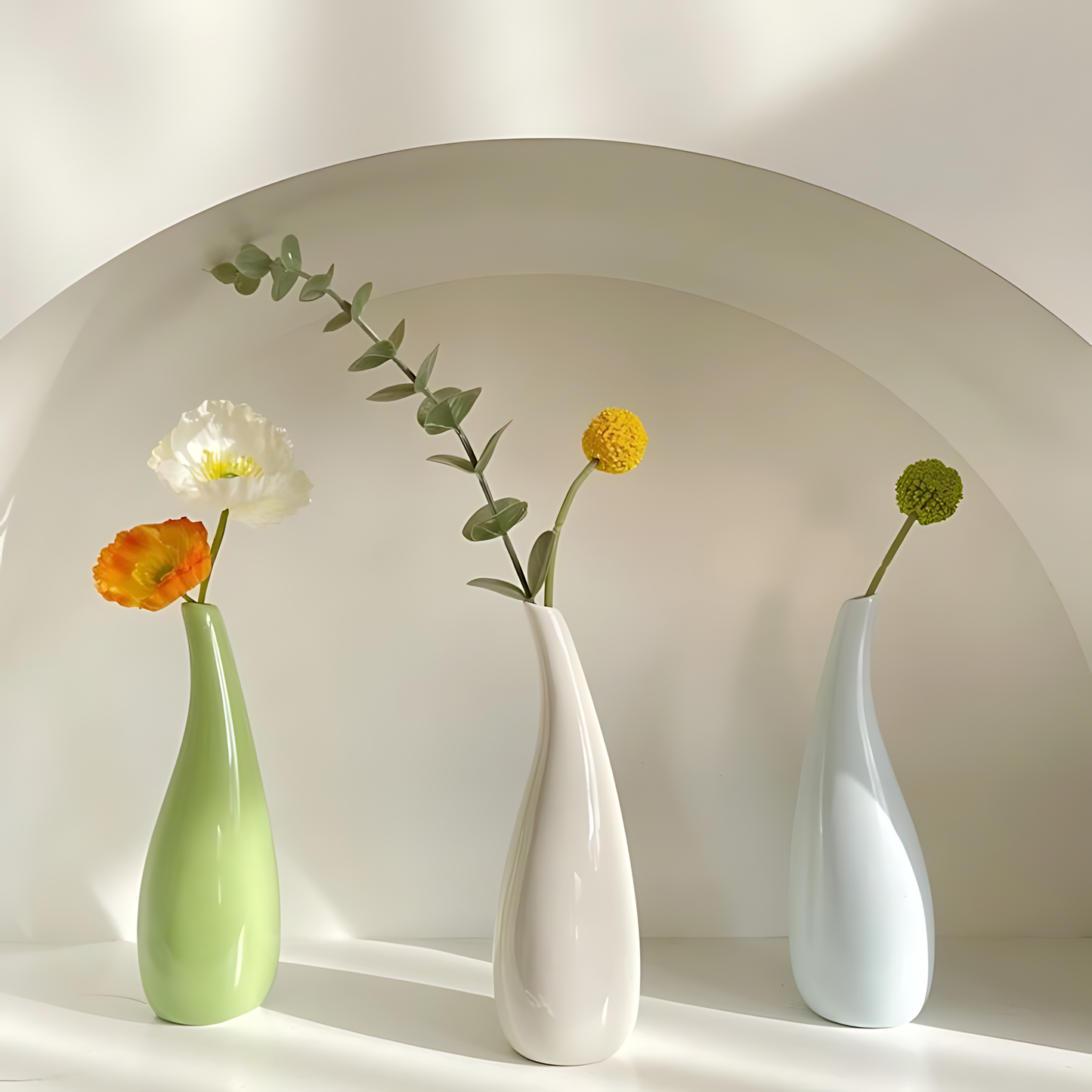 Pastel Aesthetic Ceramic Bud Vase