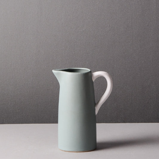 Light Blue | Modern Minimalist Ceramic Jug Vase